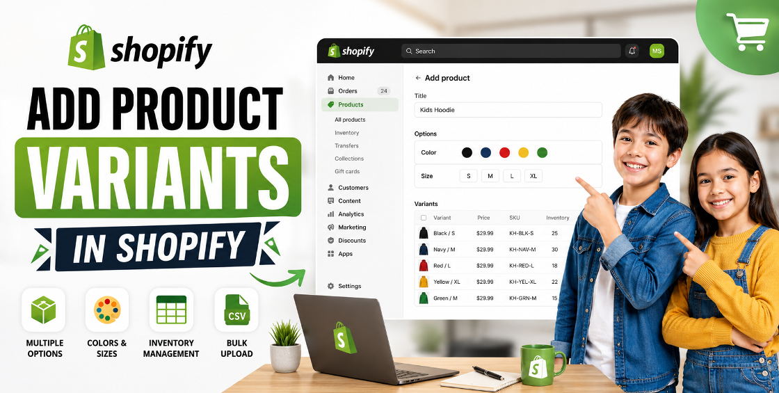 How to Add Product Variants in Shopify