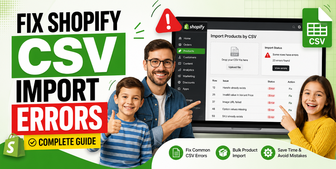 Shopify CSV Import Errors: Complete Fix Guide