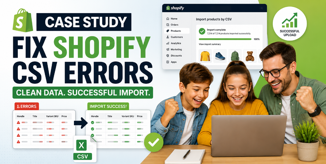 Case Study: Fixing Shopify CSV Errors